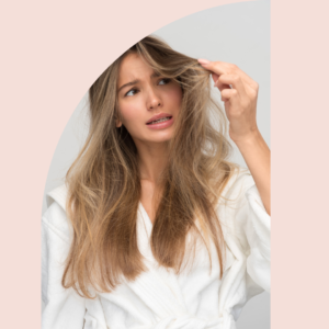 Cabelo quebrado ou em crescimento