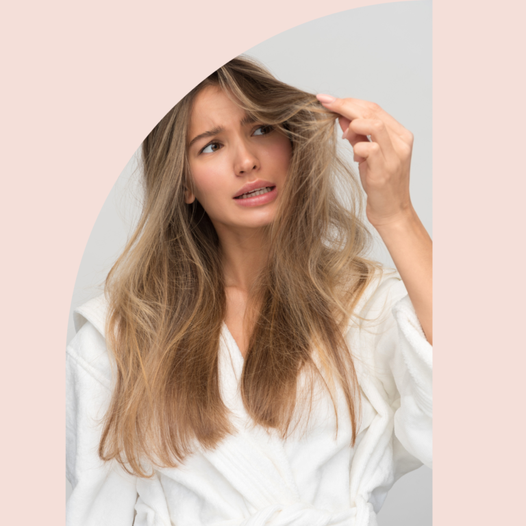 Cabelo quebrado ou em crescimento